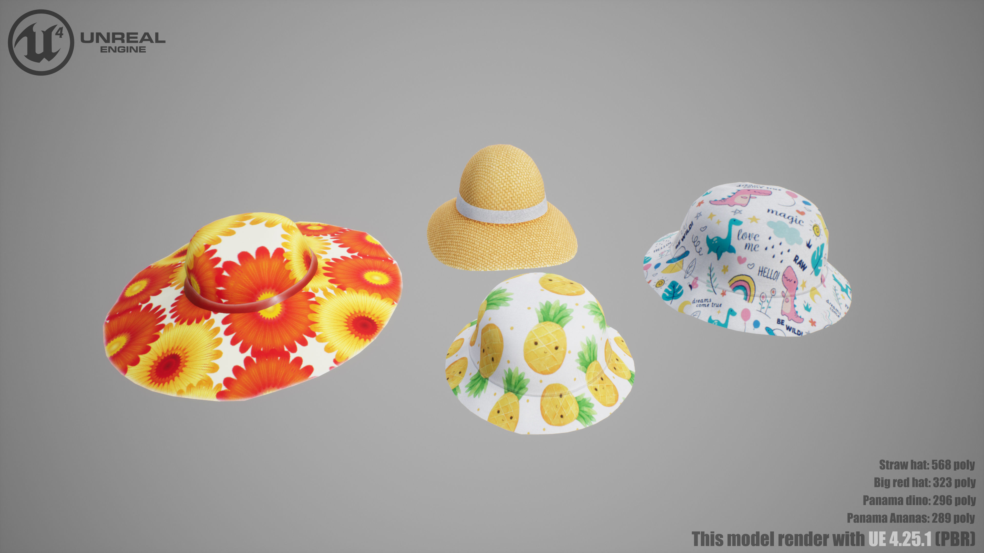 Beach Asset Low-poly 3D model_17