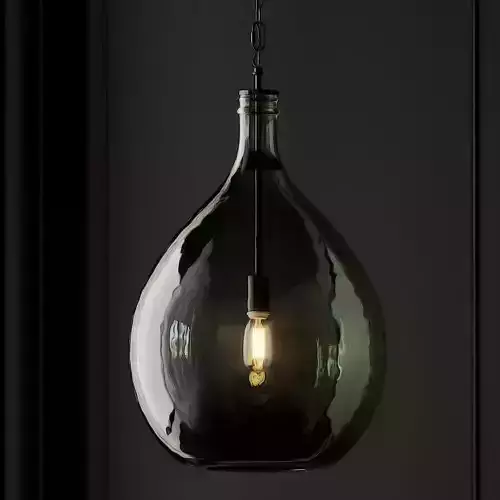 Clift Oversized Glass Pendant 3D model