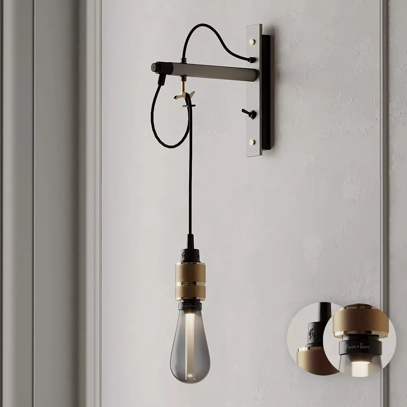 HOOKED wall light STONE from Buster and Punch 3D model