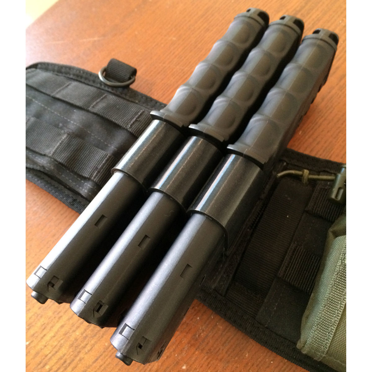 Mag Holder for 3 TIPPMANN tru-feed magazines MOLLE TIPX TPX TCR 3D print model_6
