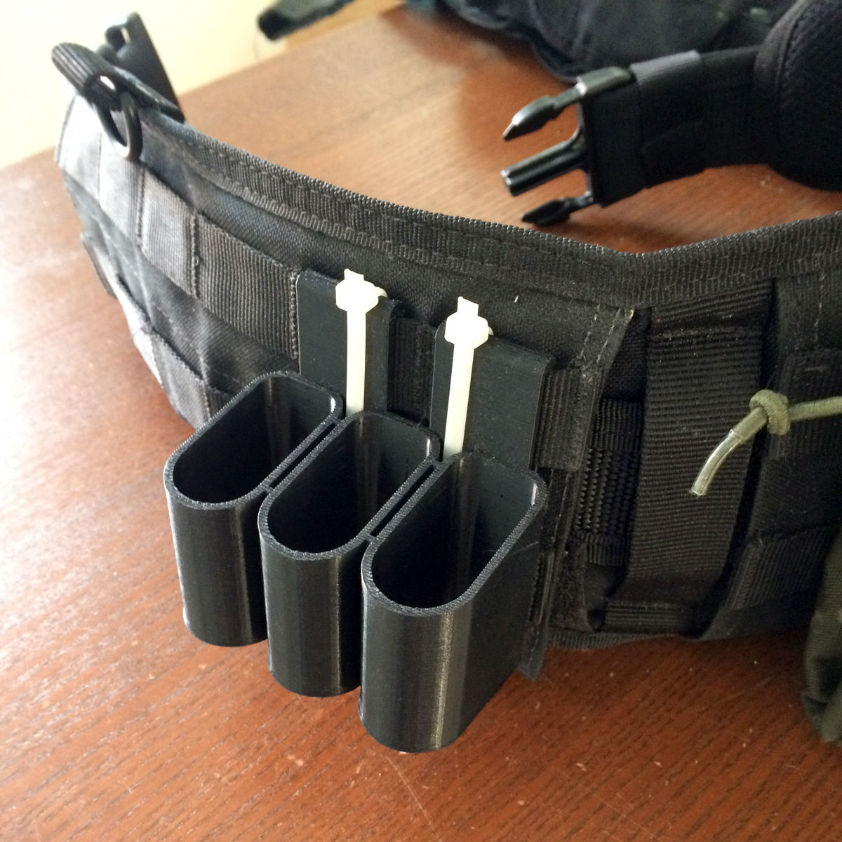 Mag Holder for 3 TIPPMANN tru-feed magazines MOLLE TIPX TPX TCR 3D print model_4