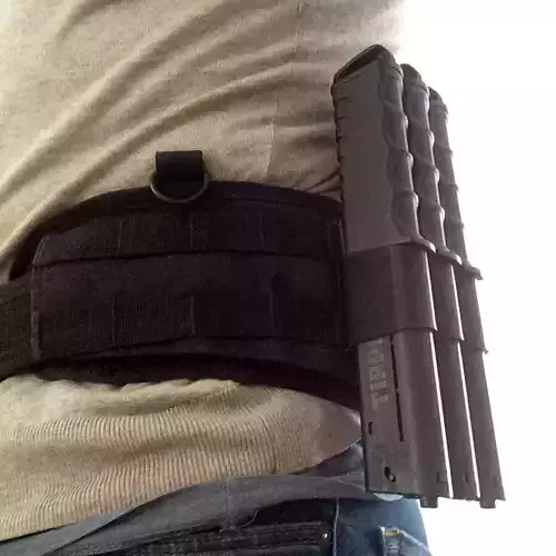 Mag Holder for 3 TIPPMANN tru-feed magazines MOLLE TIPX TPX TCR 3D print model