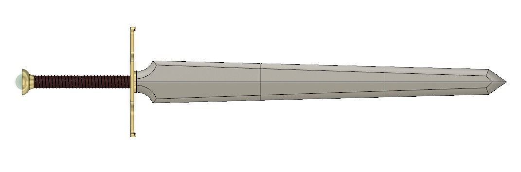 Dragon Ball Z - Z-sword 3D print model_7