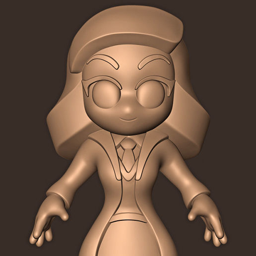 Hermione Granger chibi Emma Watson Harry Potter 3D print model_1