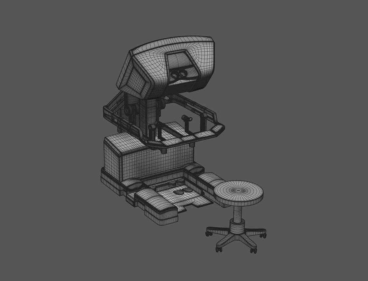 Surgical System da Vinci Xi model 3D model_23