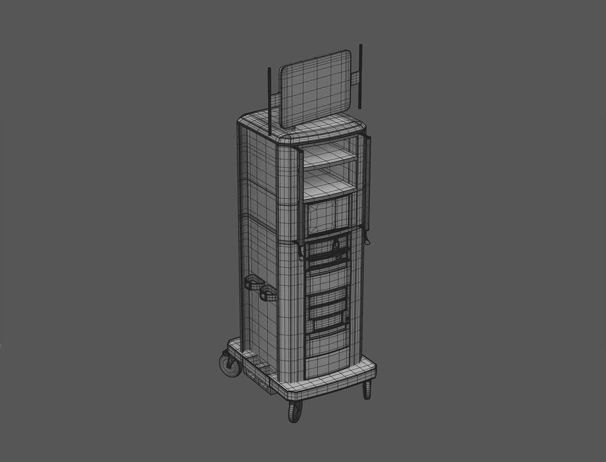 Surgical System da Vinci Xi model 3D model_26
