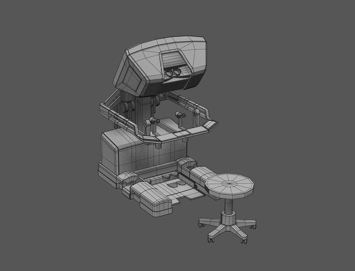 Surgical System da Vinci Xi model 3D model_24