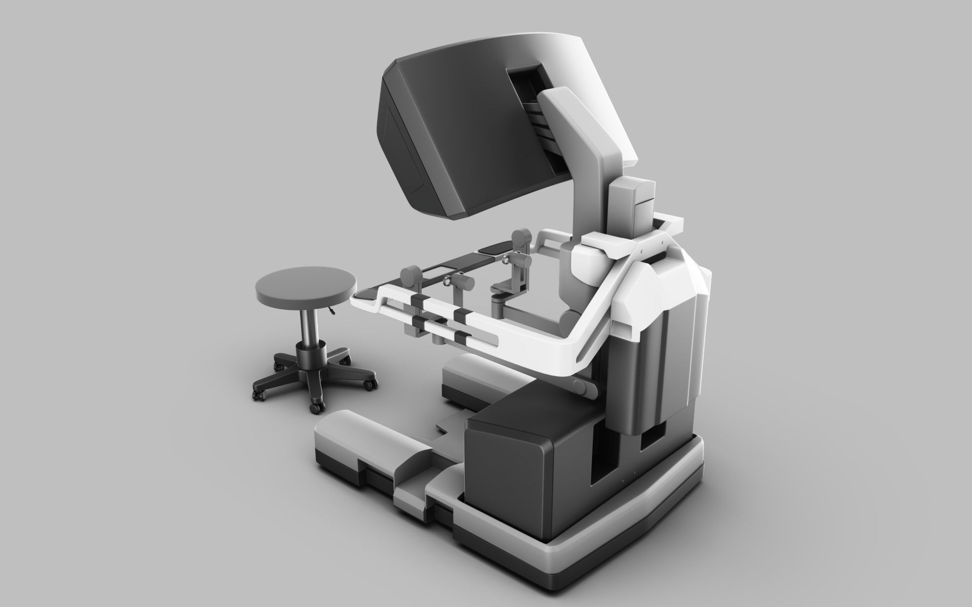 Surgical System da Vinci Xi model 3D model_18