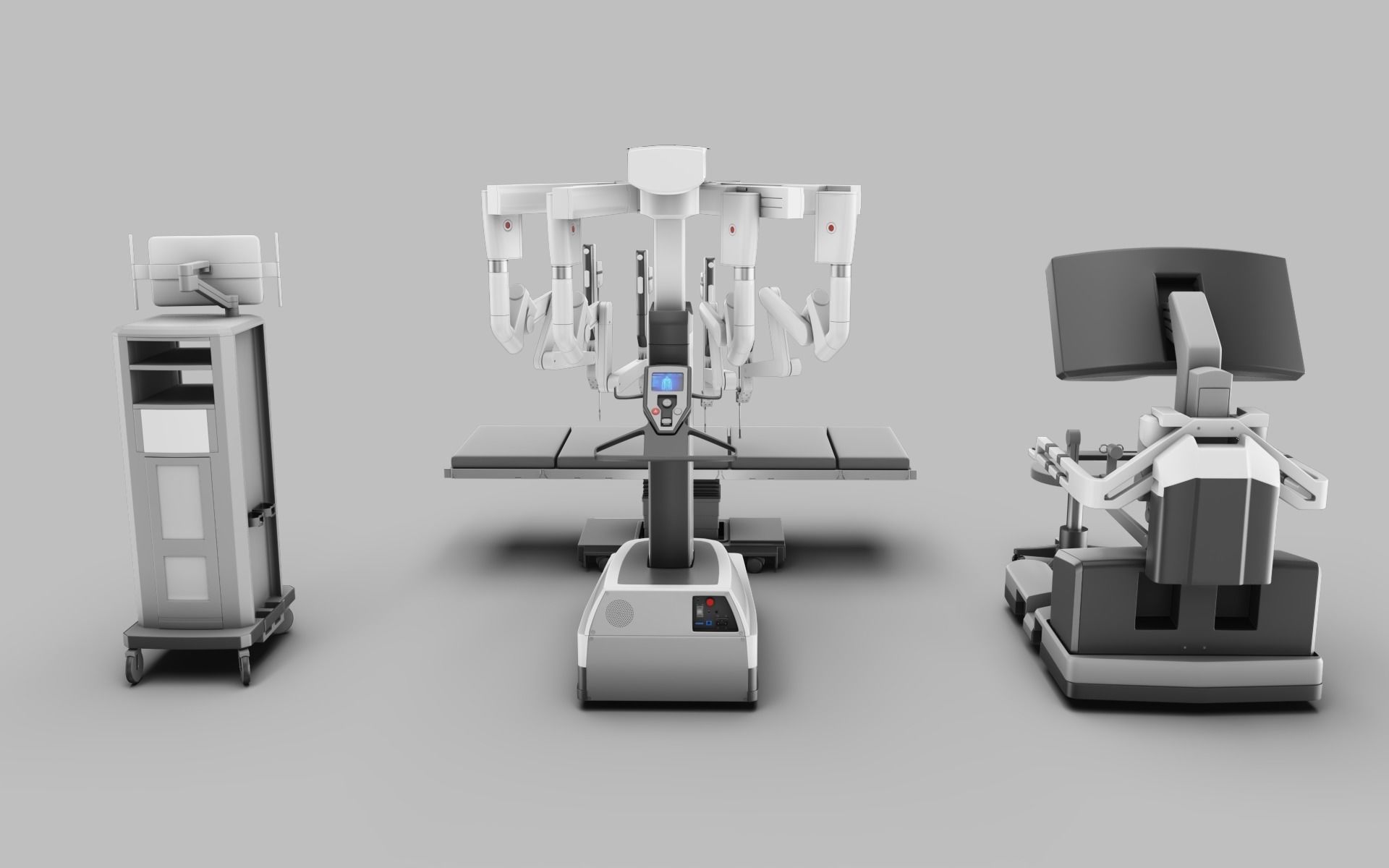 Surgical System da Vinci Xi model 3D model_2