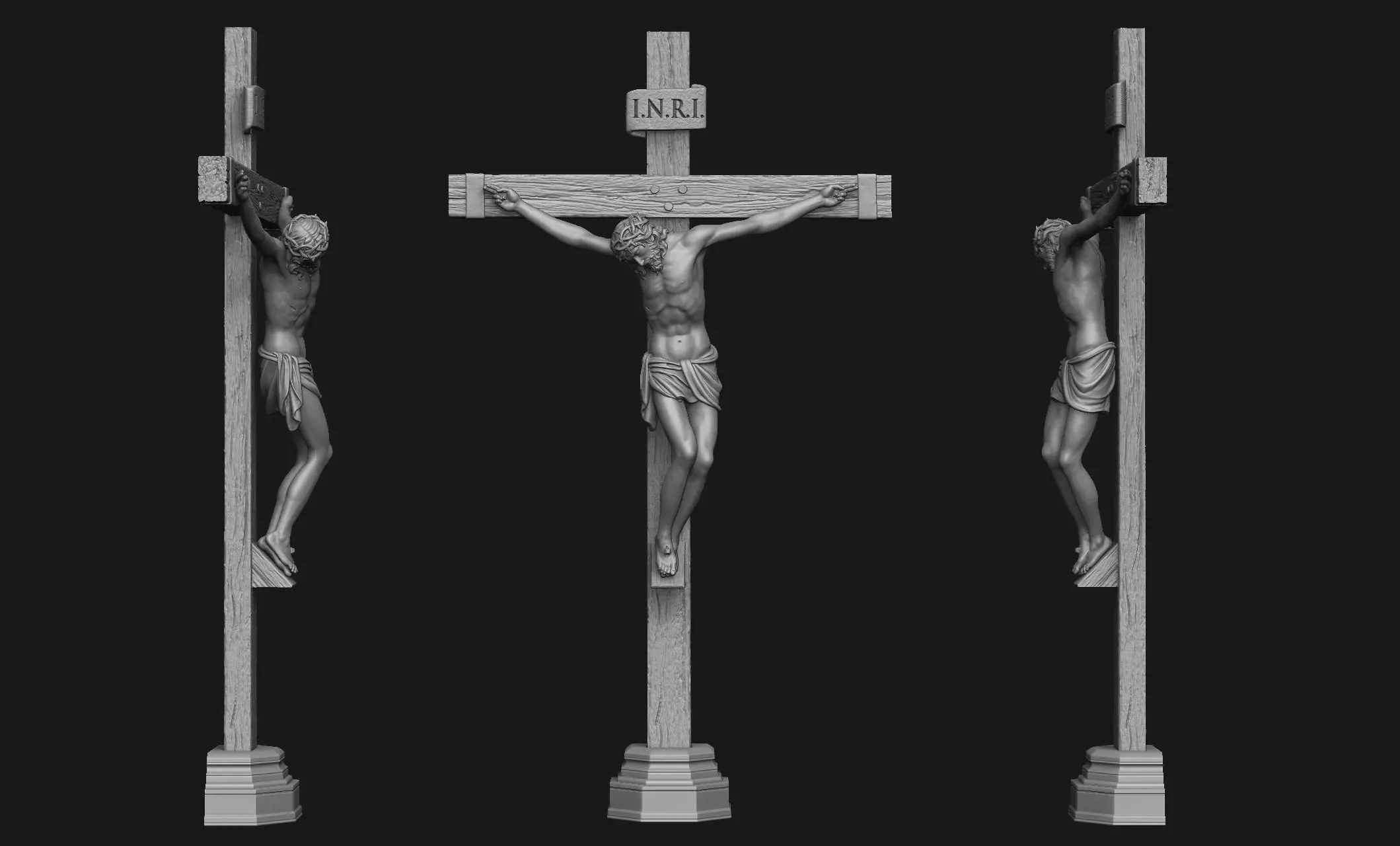 JESUS ON THE CROSS no 2 3D print model
