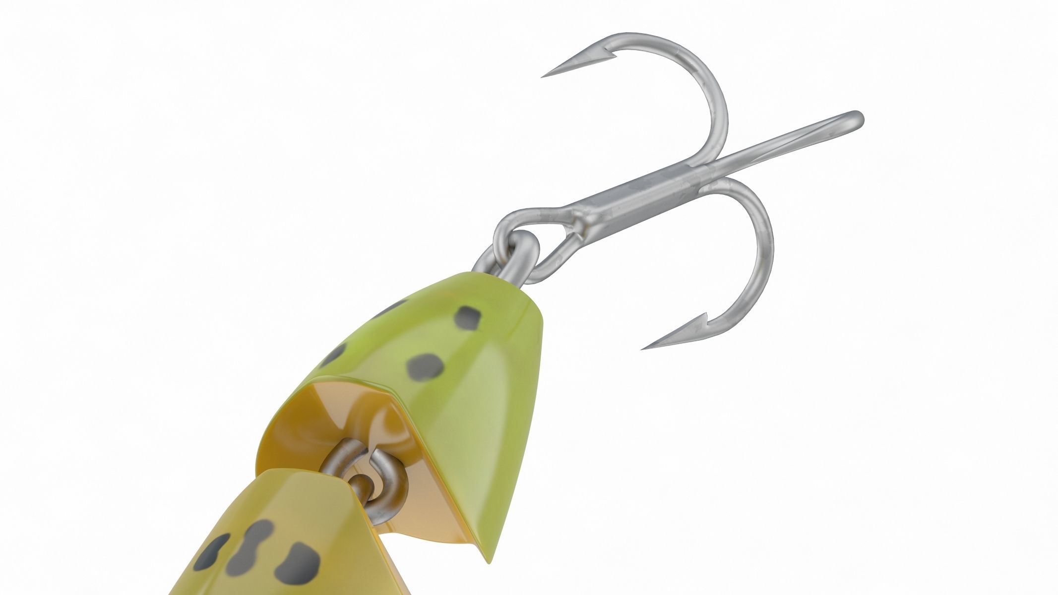 Arbogast Jointed Jitterbug Clicker Fishing Lure 3D model_6