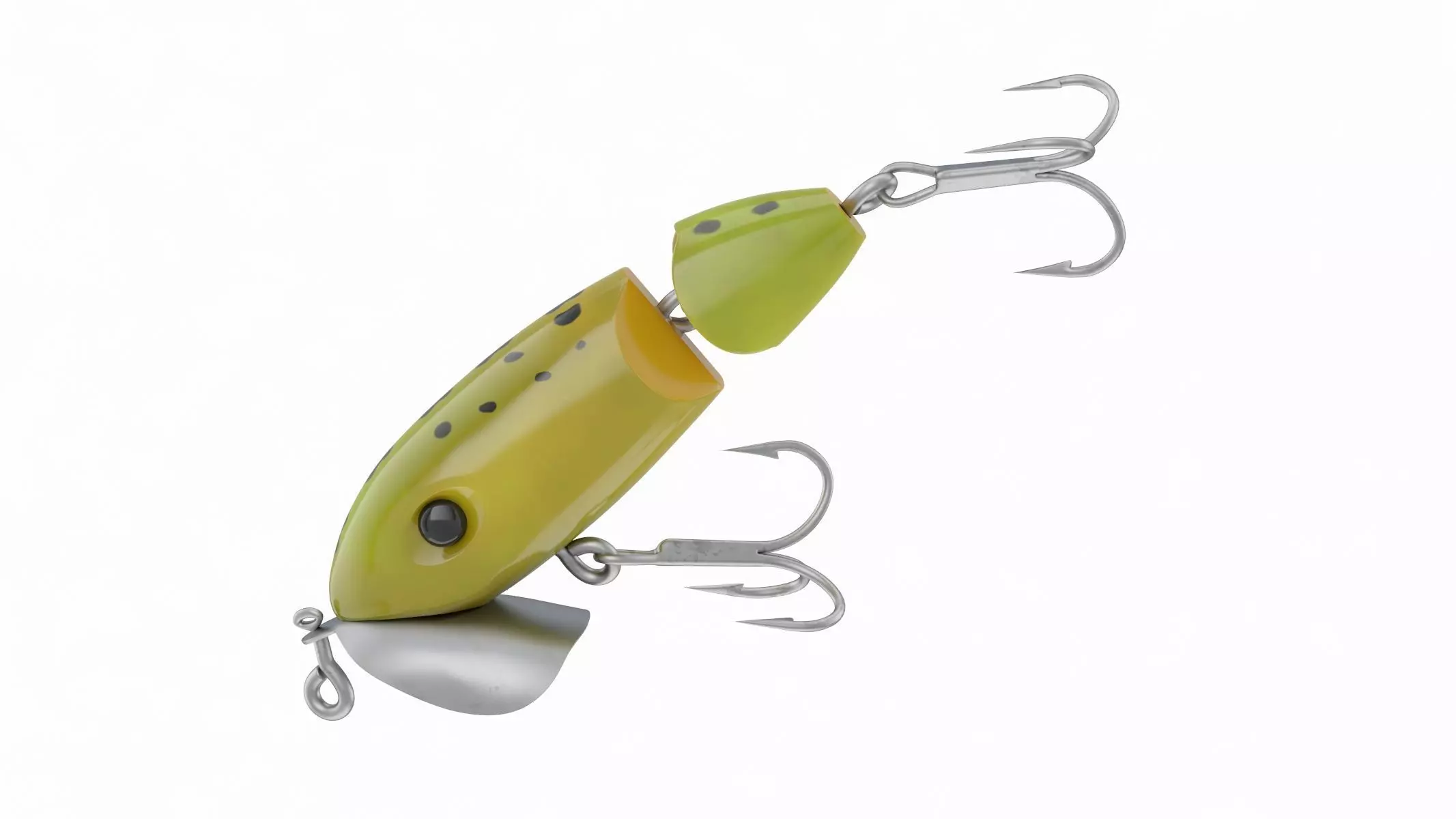 Arbogast Jointed Jitterbug Clicker Fishing Lure 3D model_0