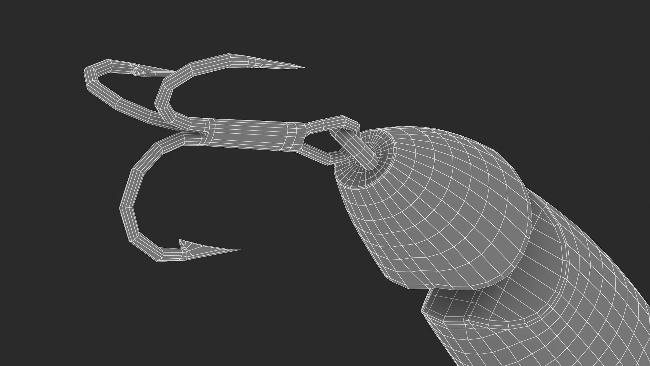 Arbogast Jointed Jitterbug Clicker Fishing Lure 3D model_18