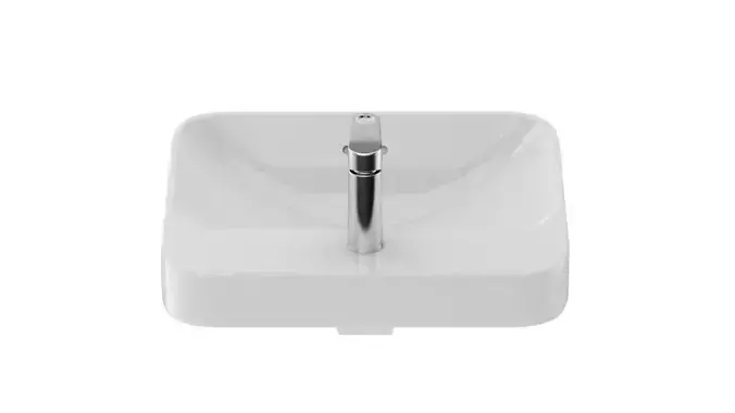 TOTO ARVINA RECTANGLE VESSEL LAVATORY Small  3D model
