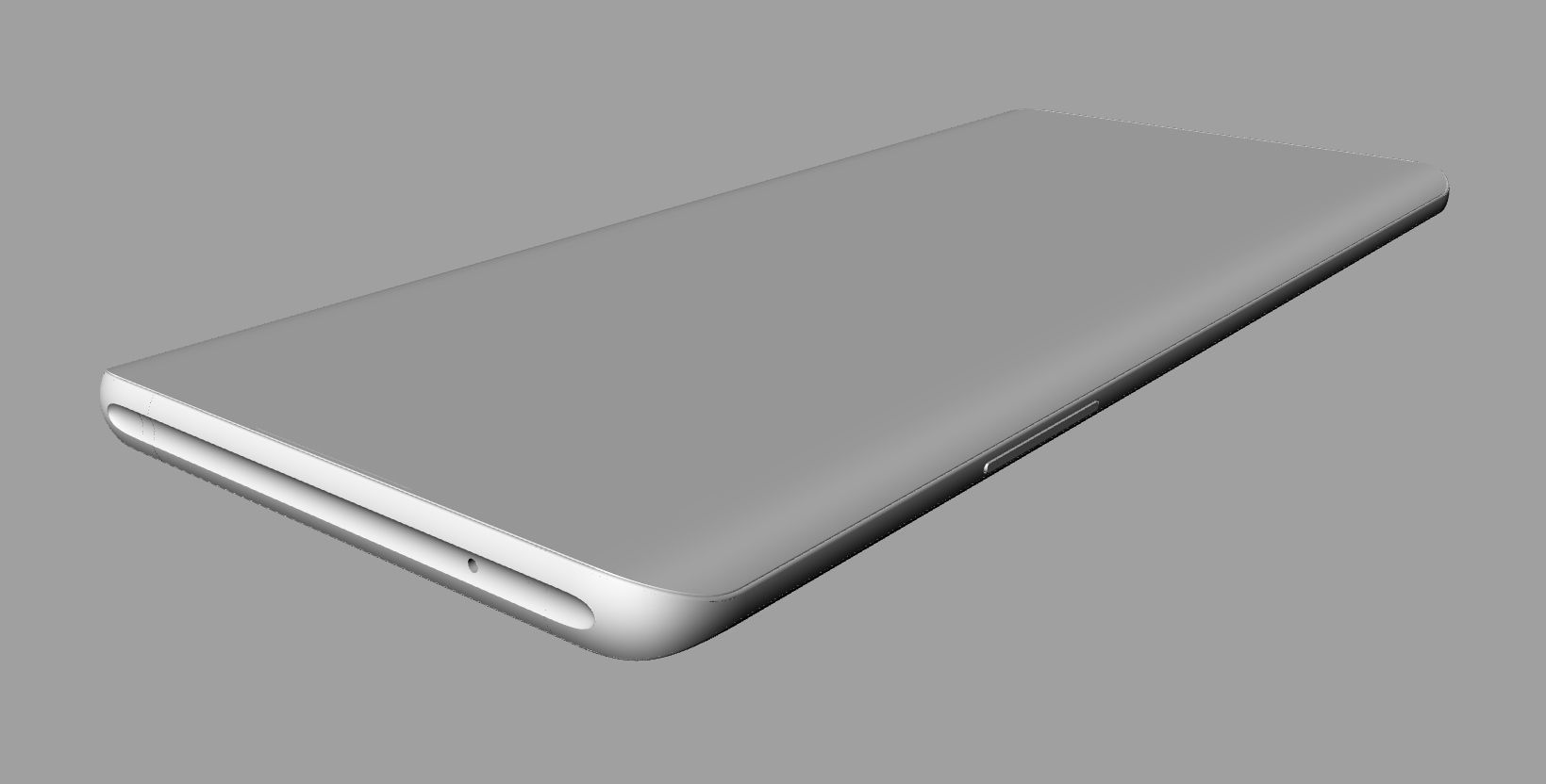 oneplus 8 pro red phone design 3D model Low-poly 3D model_12