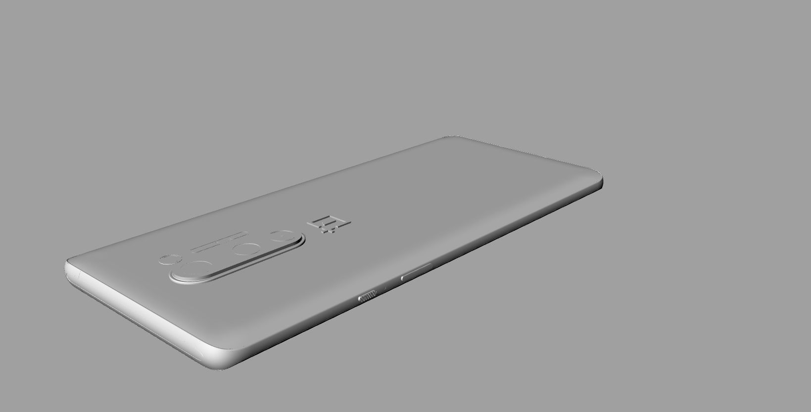 oneplus 8 pro red phone design 3D model Low-poly 3D model_13