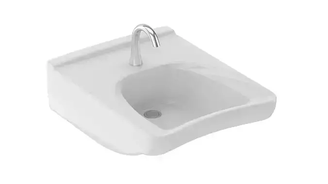TOTO Commercial Wall-Mount Wheelchair User Lavatory 3D model