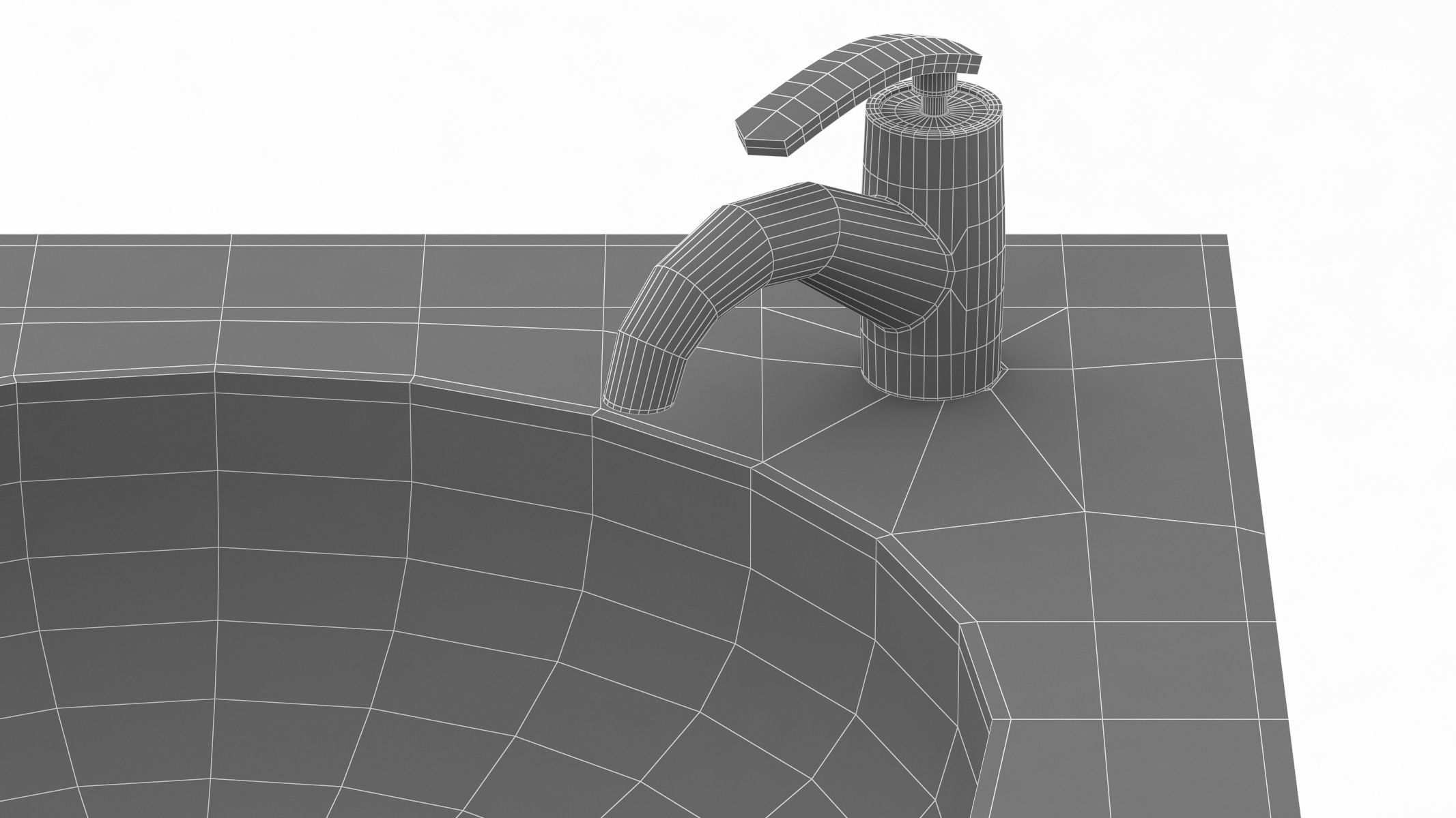 TOTO SELF RIMMING LAVATORY 3D model_18