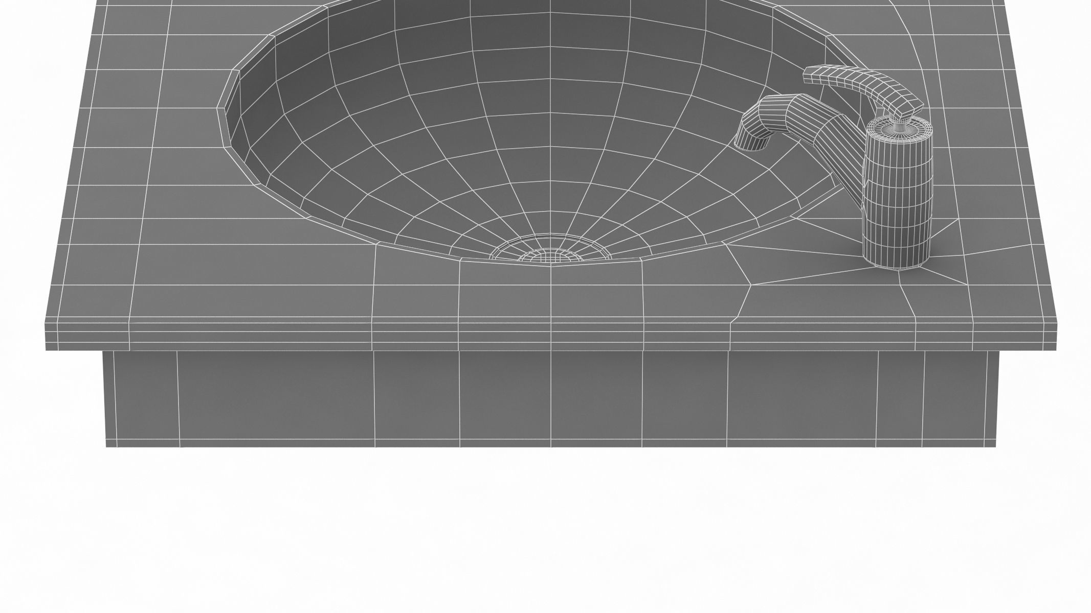 TOTO SELF RIMMING LAVATORY 3D model_17