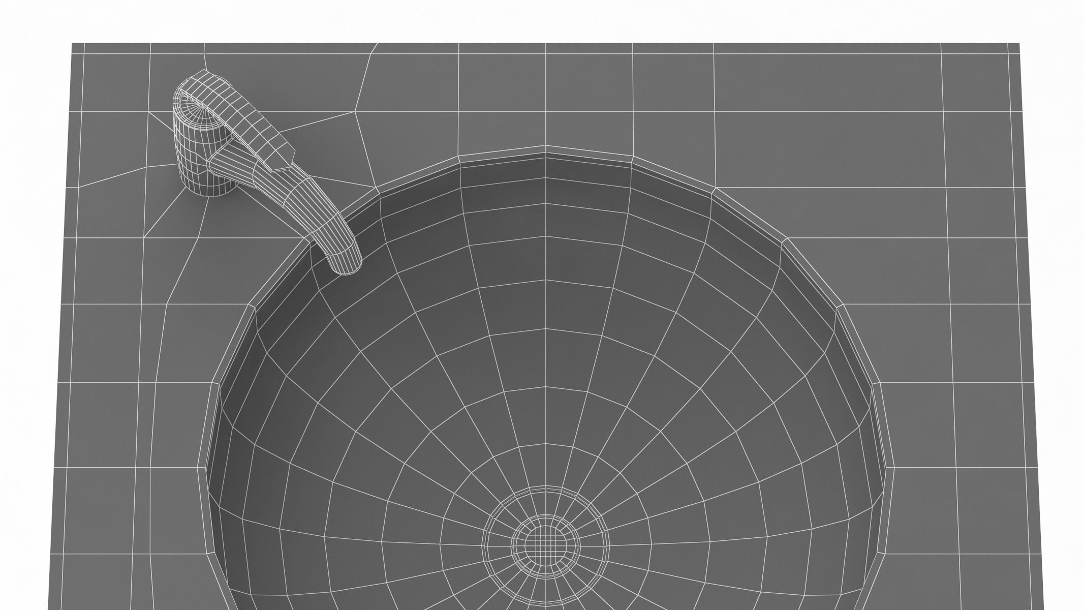 TOTO SELF RIMMING LAVATORY 3D model_19