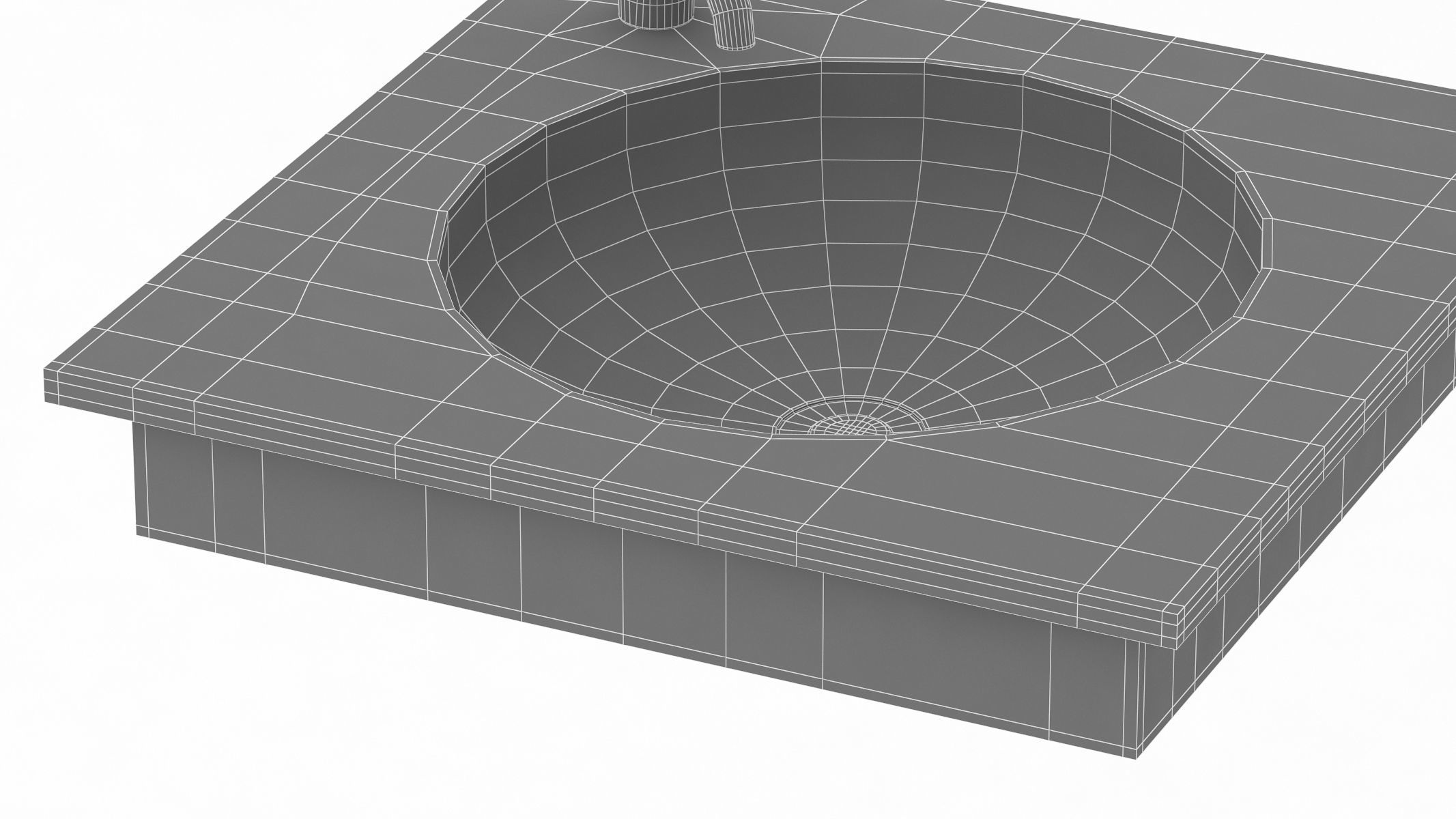 TOTO SELF RIMMING LAVATORY 3D model_15