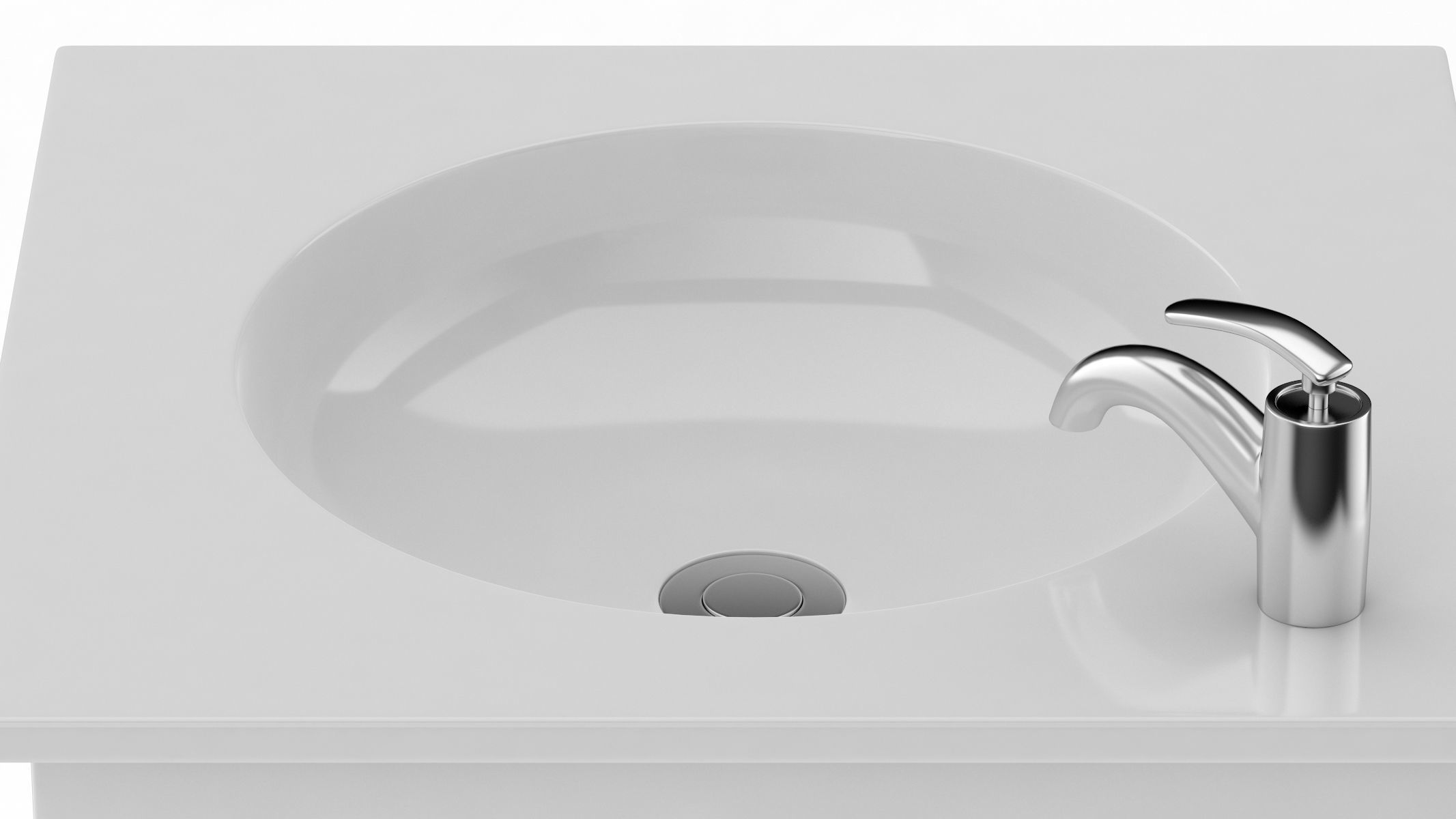 TOTO SELF RIMMING LAVATORY 3D model_7