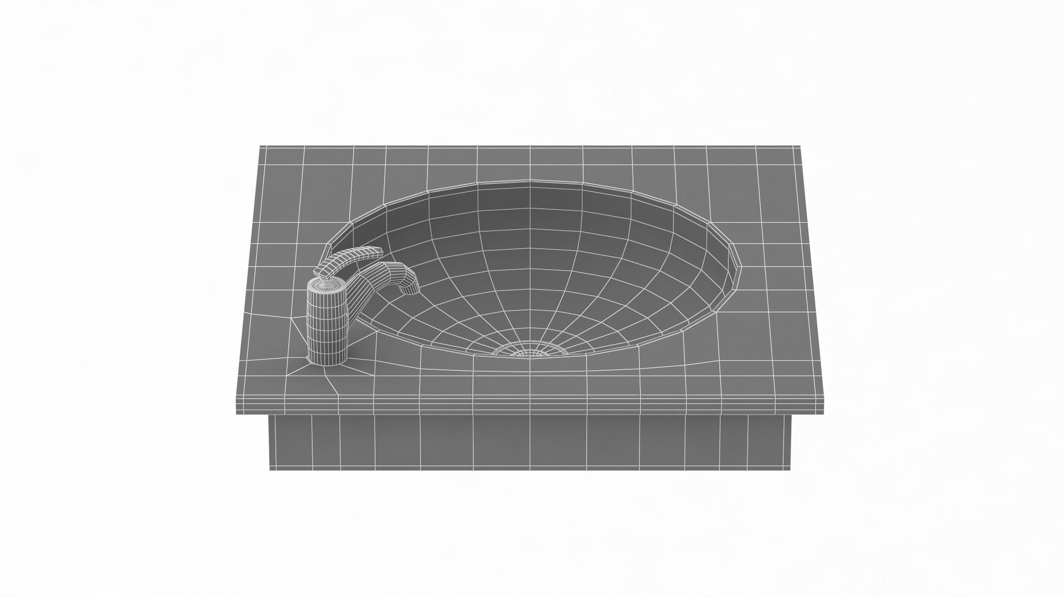 TOTO SELF RIMMING LAVATORY 3D model_11