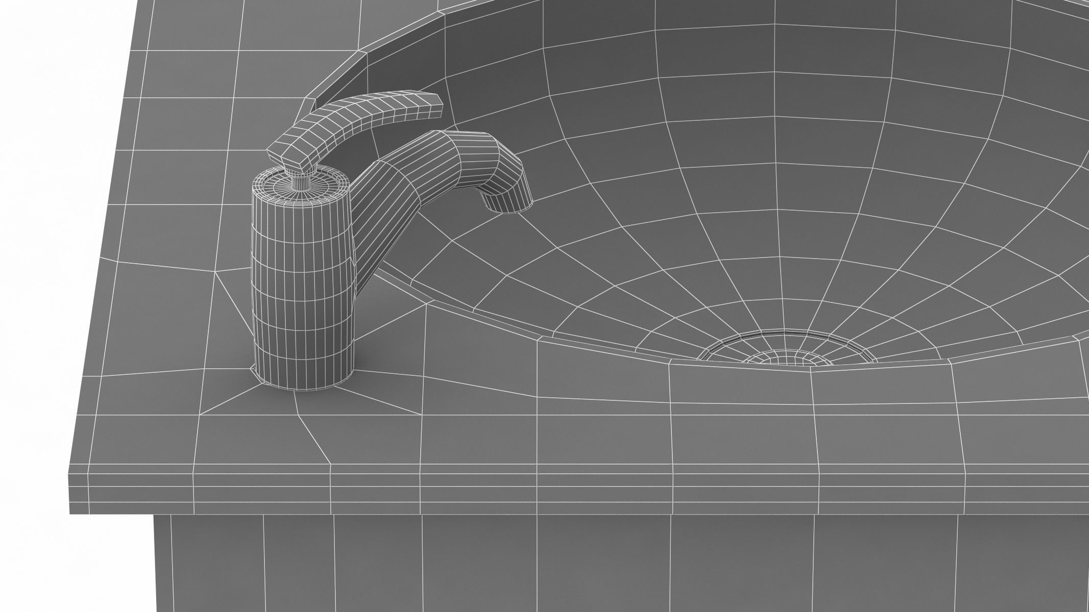 TOTO SELF RIMMING LAVATORY 3D model_16