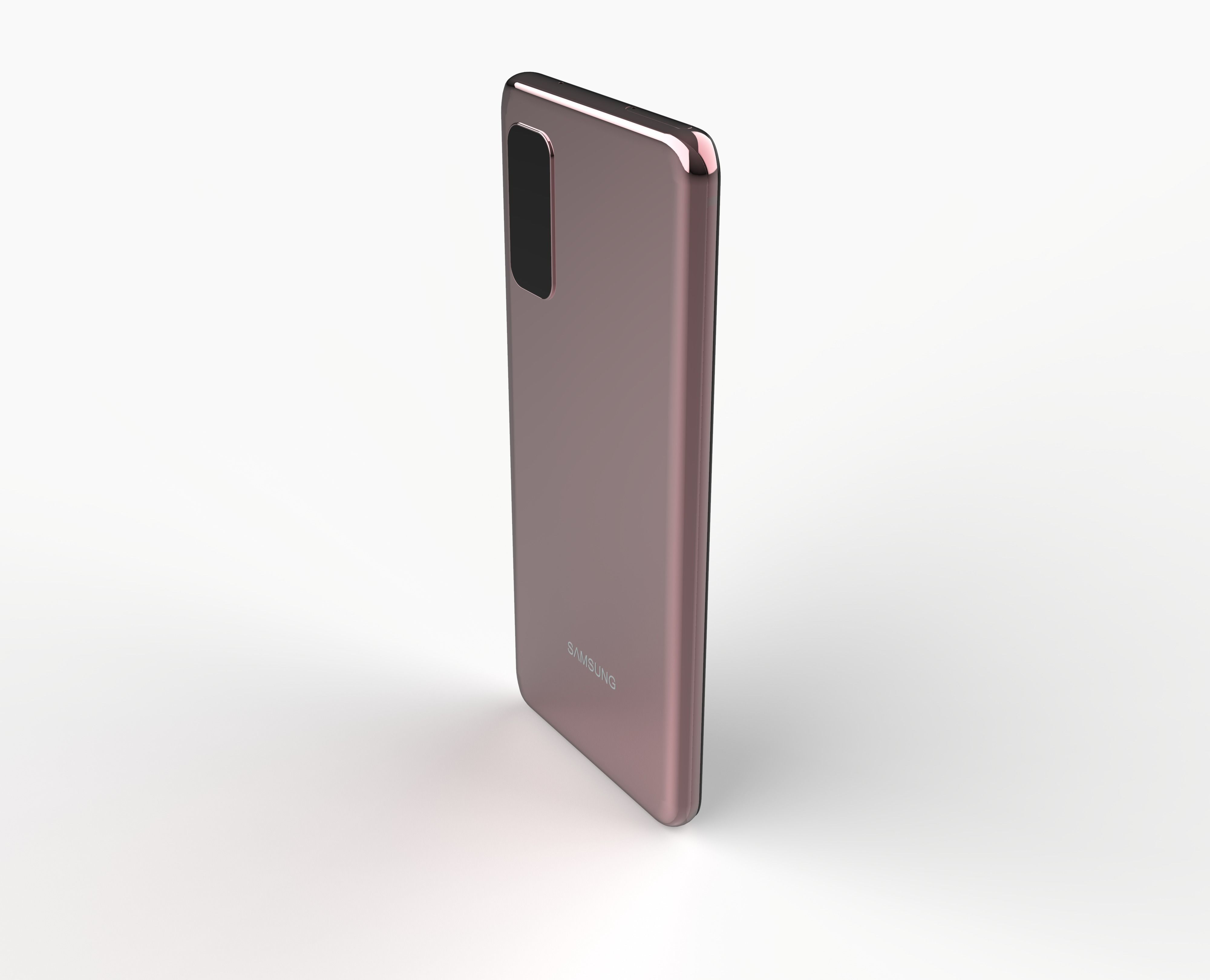 SAMSUNG s20 pink 3D Model