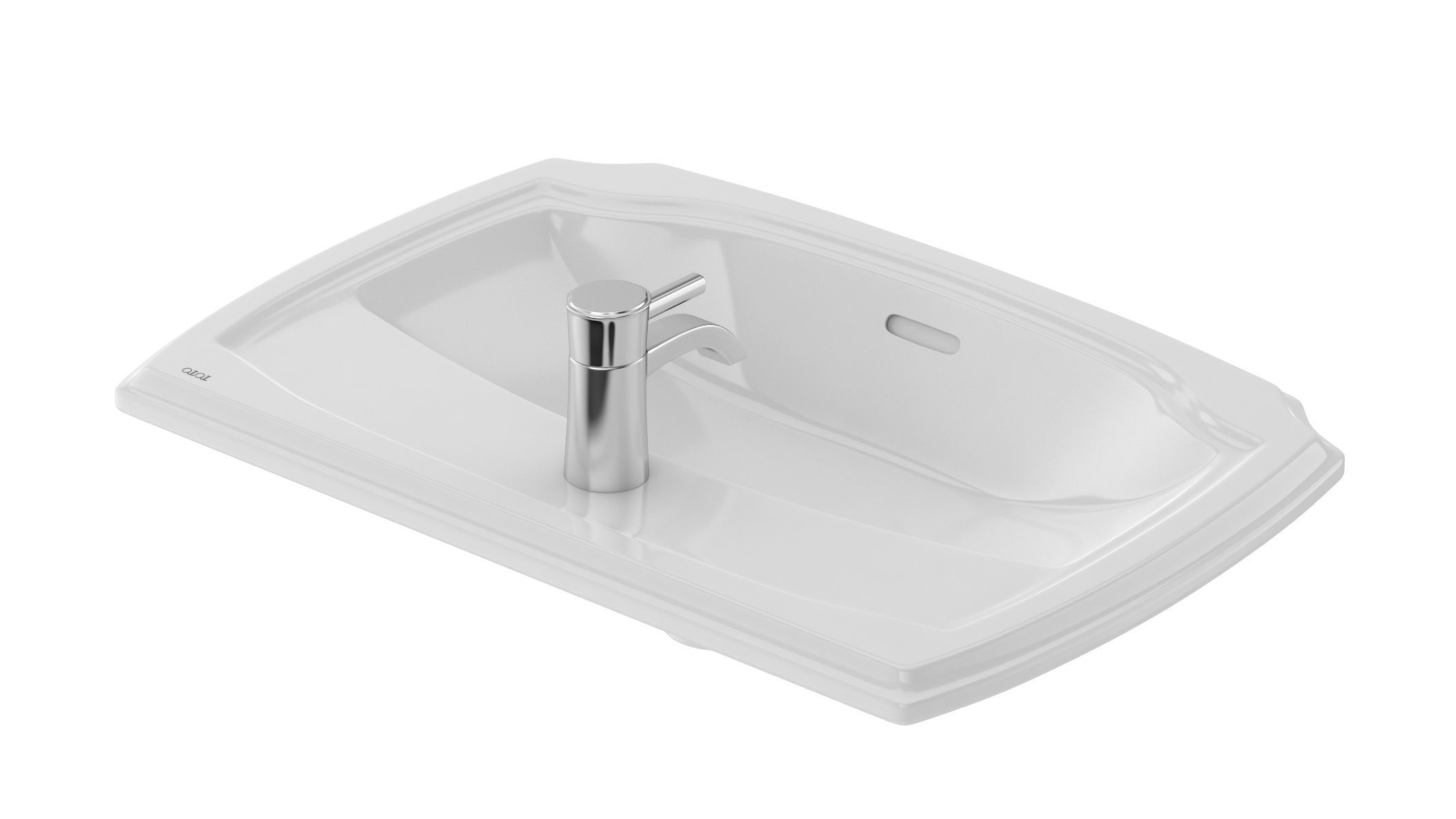 TOTO Guinevere Self-Rimming Lavatory 3D model_2