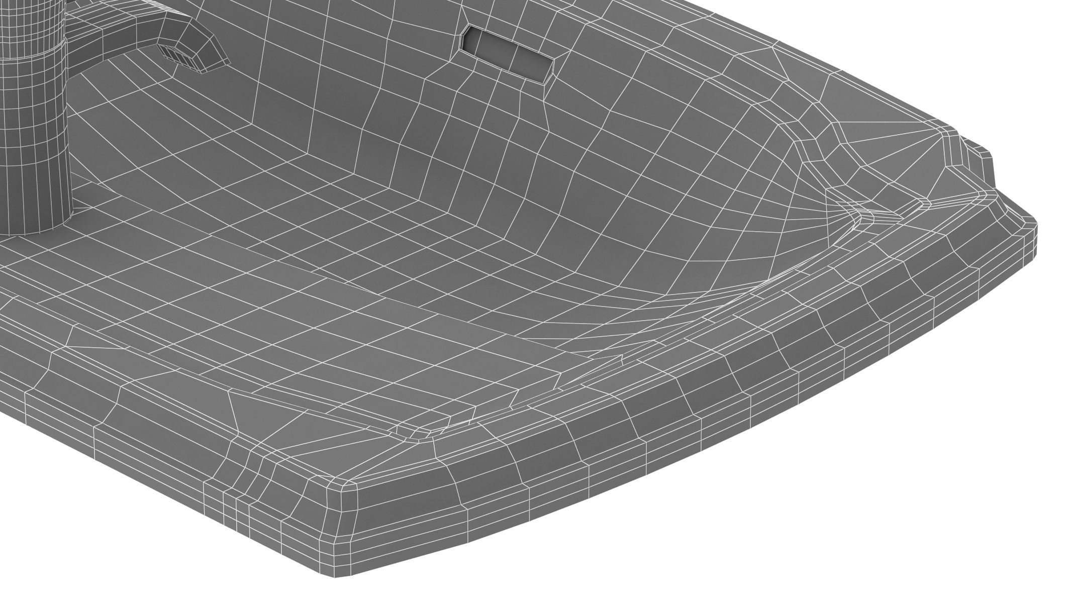 TOTO Guinevere Self-Rimming Lavatory 3D model_17