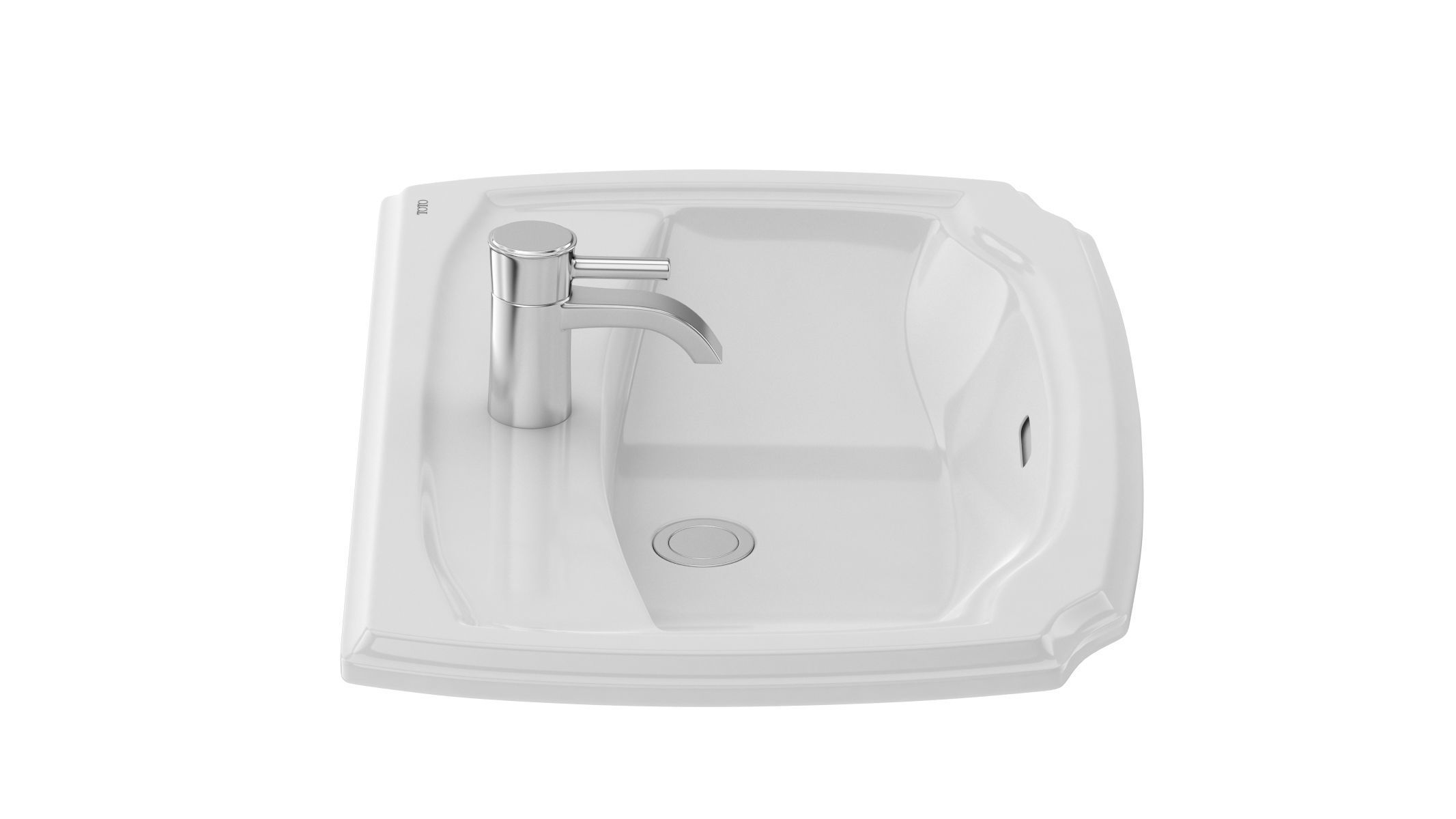 TOTO Guinevere Self-Rimming Lavatory 3D model_1