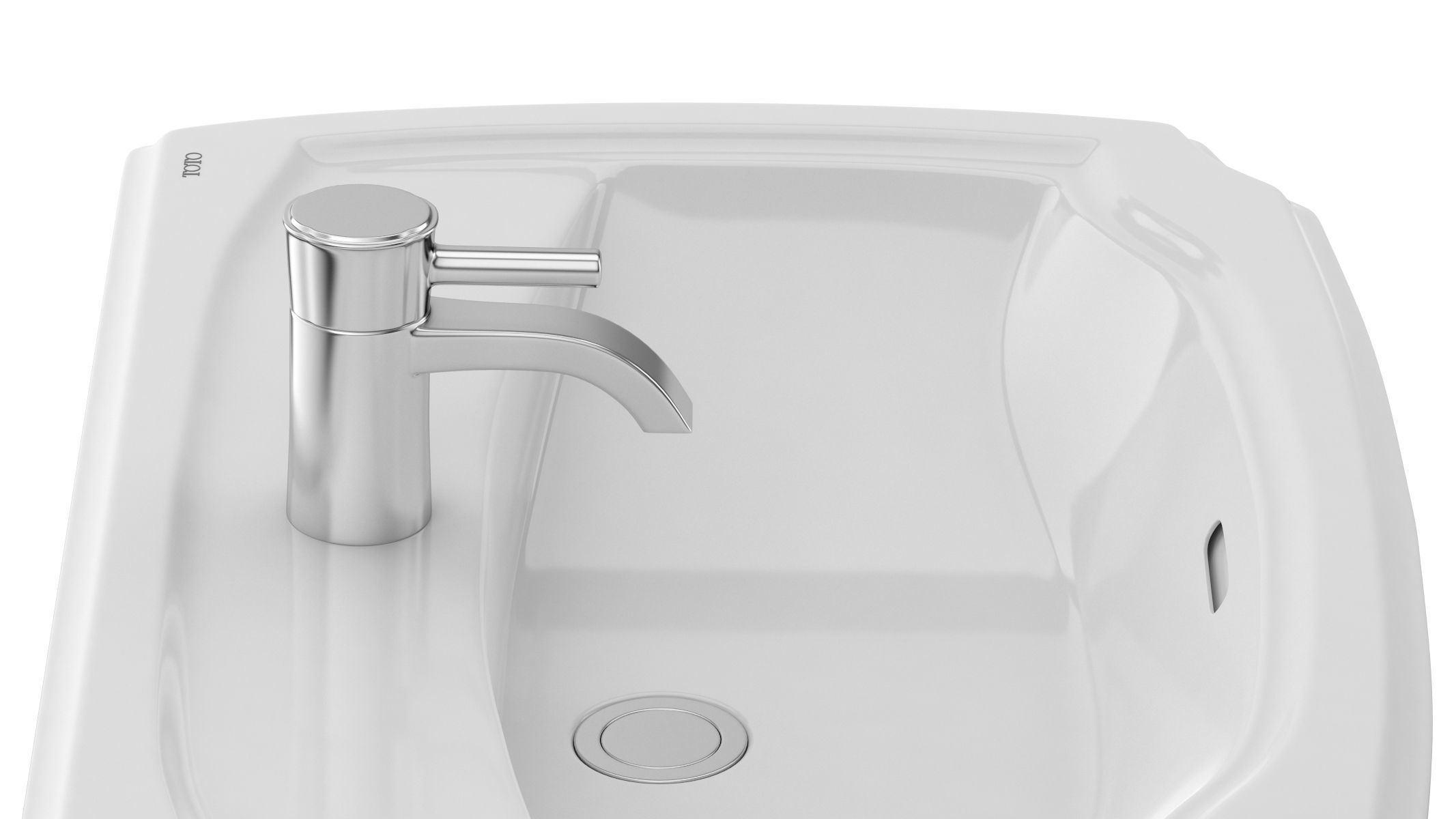 TOTO Guinevere Self-Rimming Lavatory 3D model_6