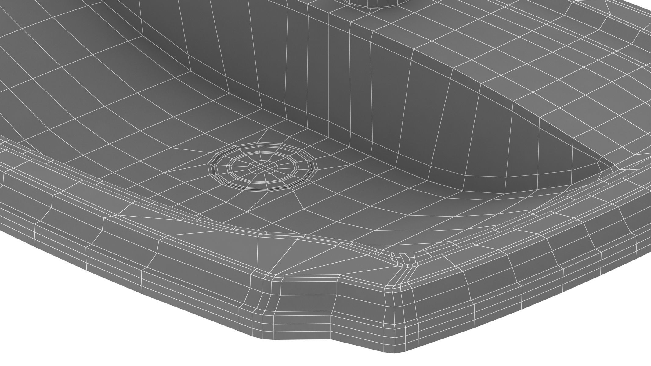 TOTO Guinevere Self-Rimming Lavatory 3D model_19