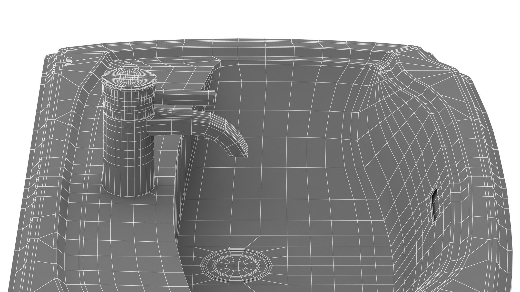 TOTO Guinevere Self-Rimming Lavatory 3D model_16