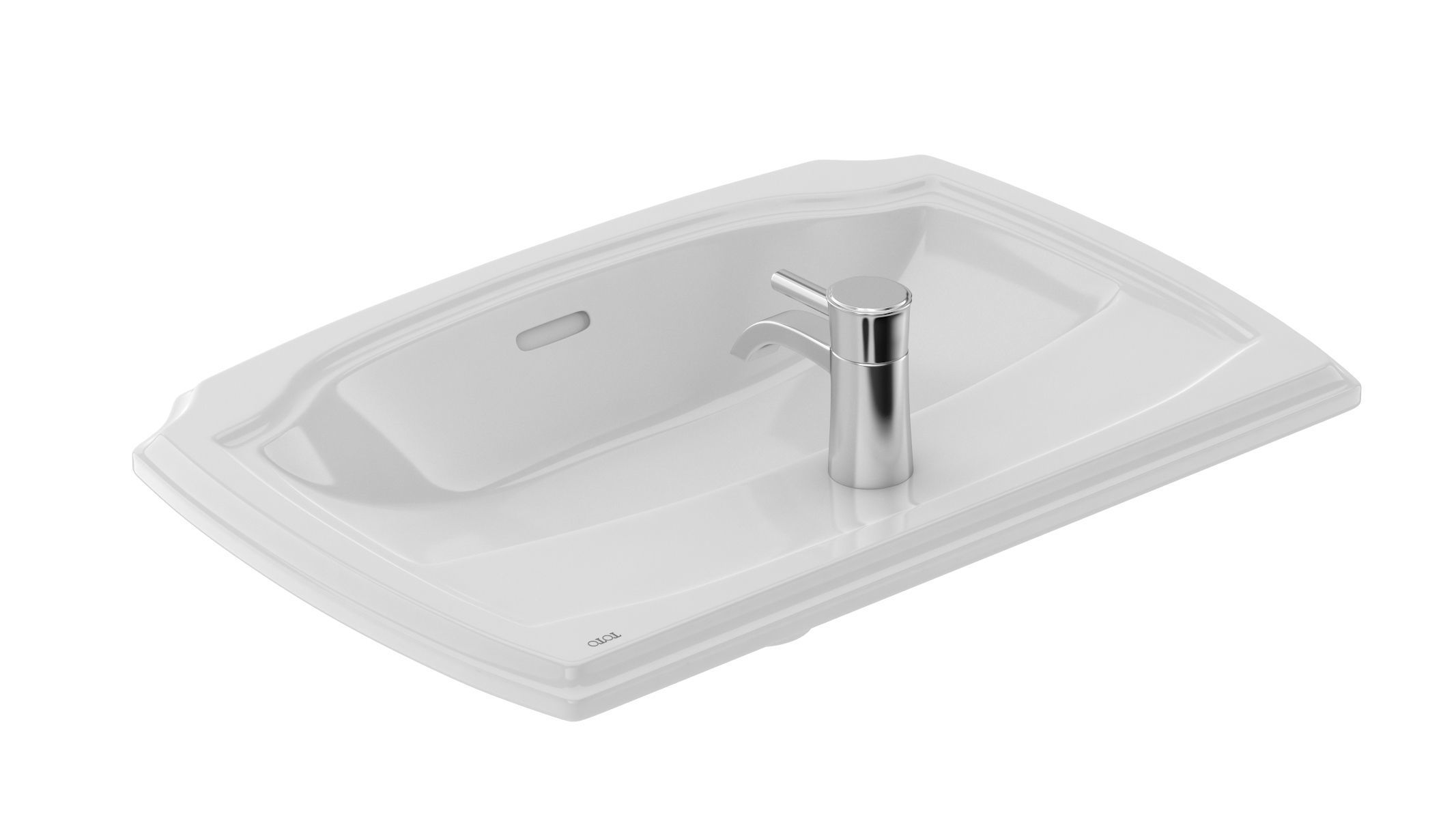 TOTO Guinevere Self-Rimming Lavatory 3D model_3