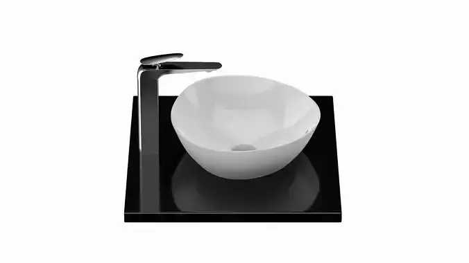 TOTO Kiwami Asymmetrical Vessel Lavatory 