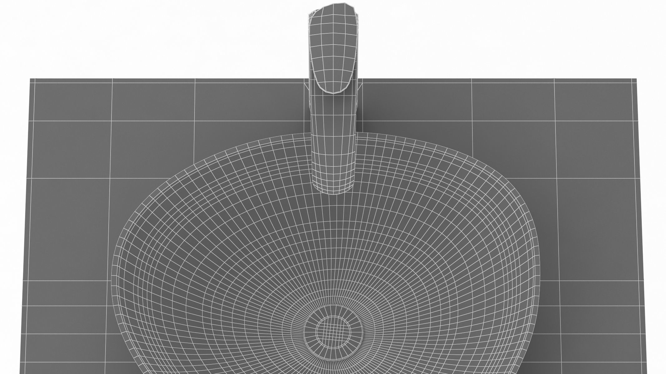 TOTO Kiwami Asymmetrical Vessel Lavatory 3D model_23