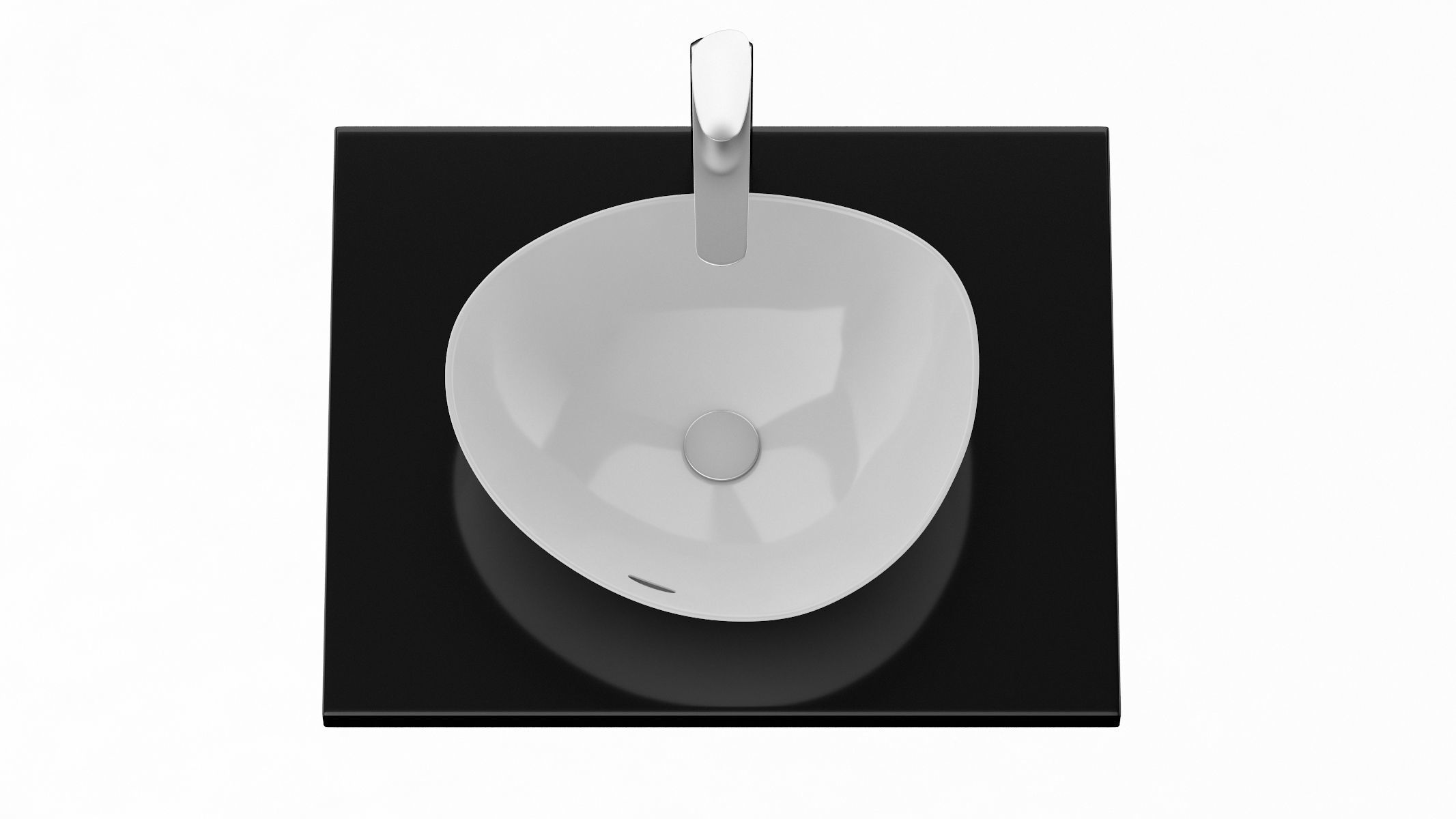 TOTO Kiwami Asymmetrical Vessel Lavatory 3D model_8