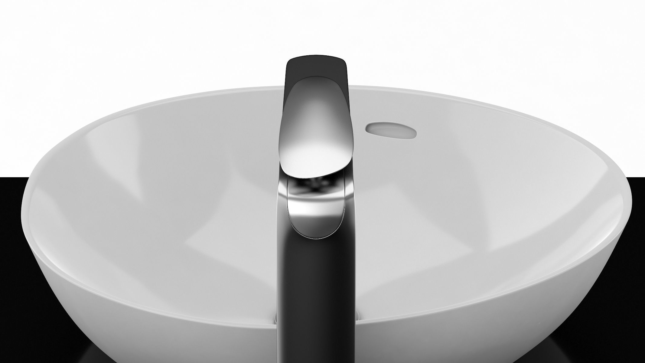 TOTO Kiwami Asymmetrical Vessel Lavatory 3D model_11