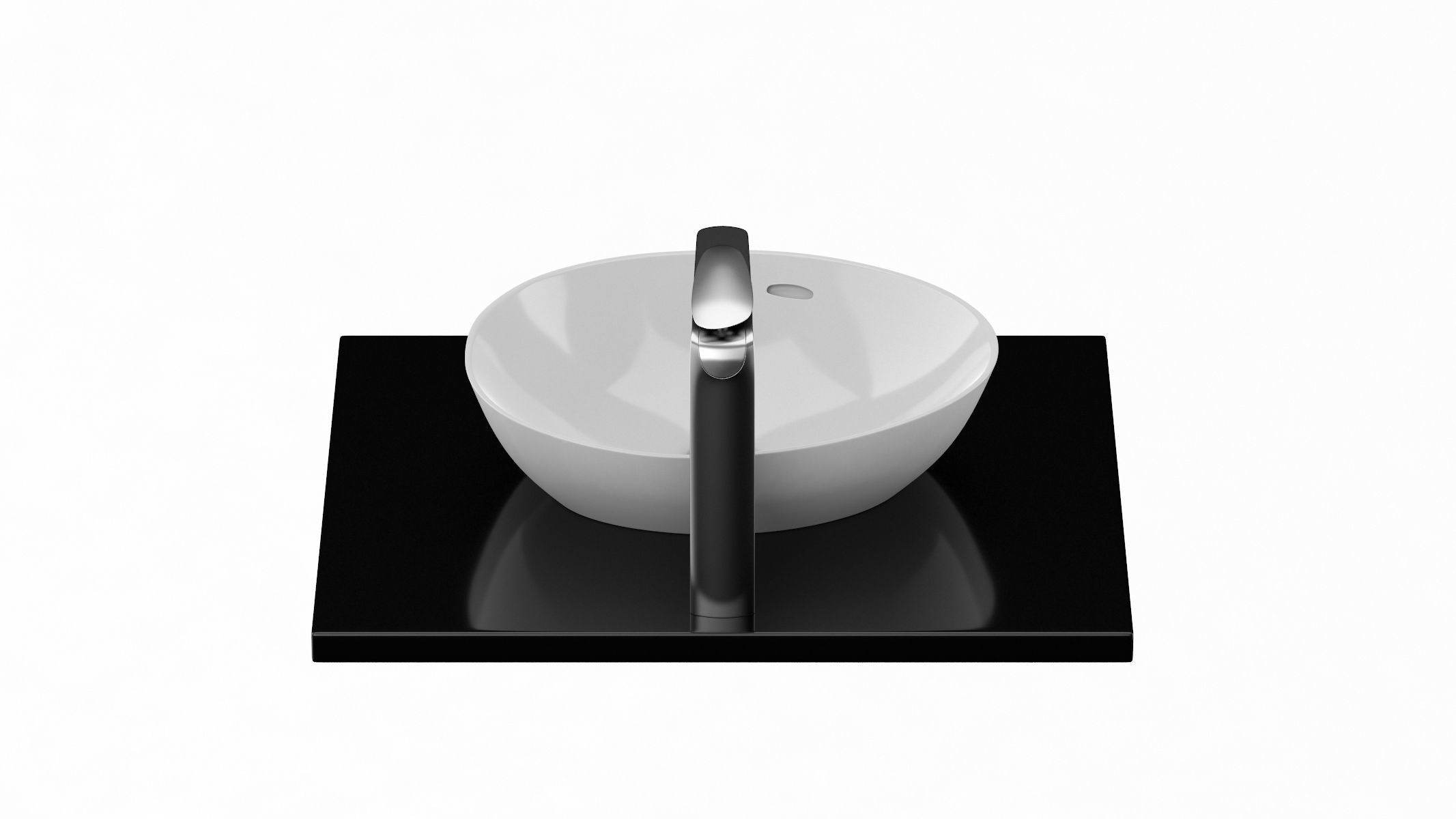 TOTO Kiwami Asymmetrical Vessel Lavatory 3D model_6