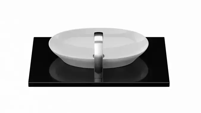 TOTO Kiwami Oval Vessel Lavatory 3D model
