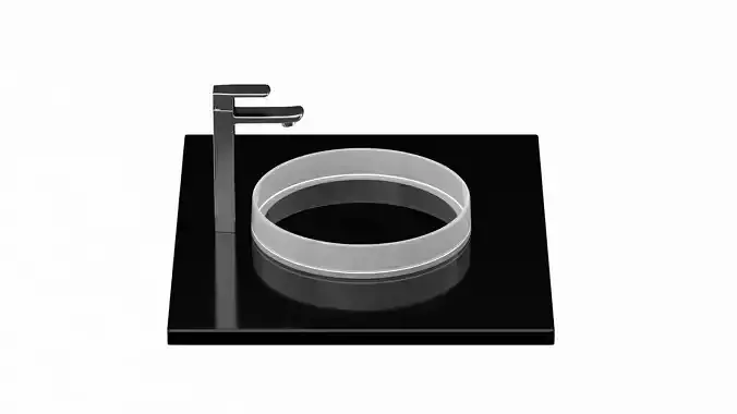 TOTO Luminist Lighted Round Vessel Lavatory 3D model