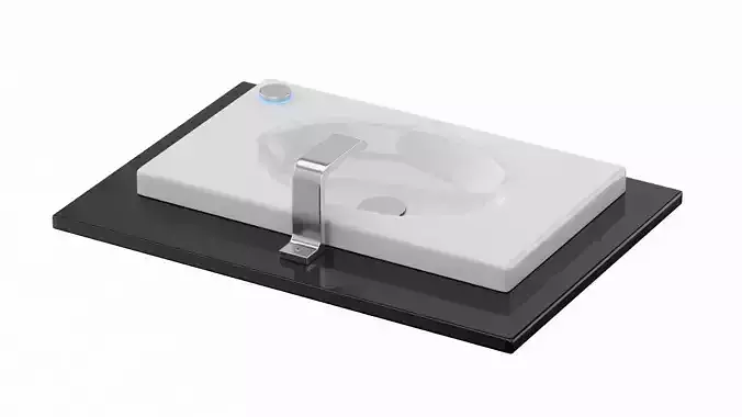 TOTO Neorest II Vessel Lavatory with LED Lighting 3D model