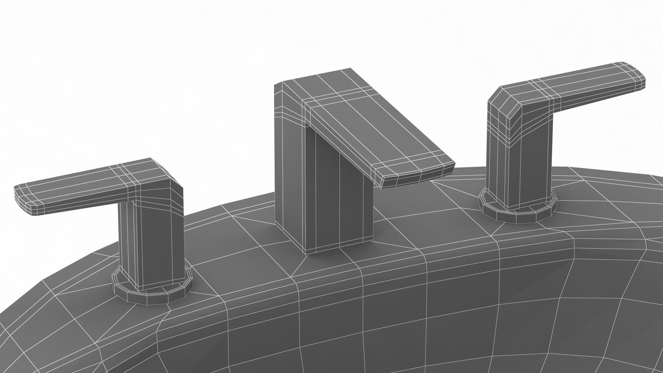 TOTO Self Rimming Oval Lavatory 3D model_20