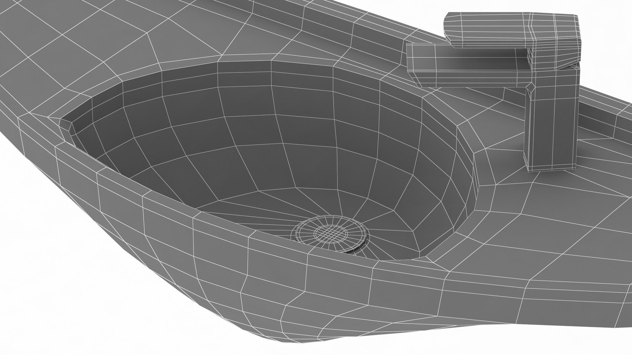 TOTO Wall Mount Lavatory 3D model_23