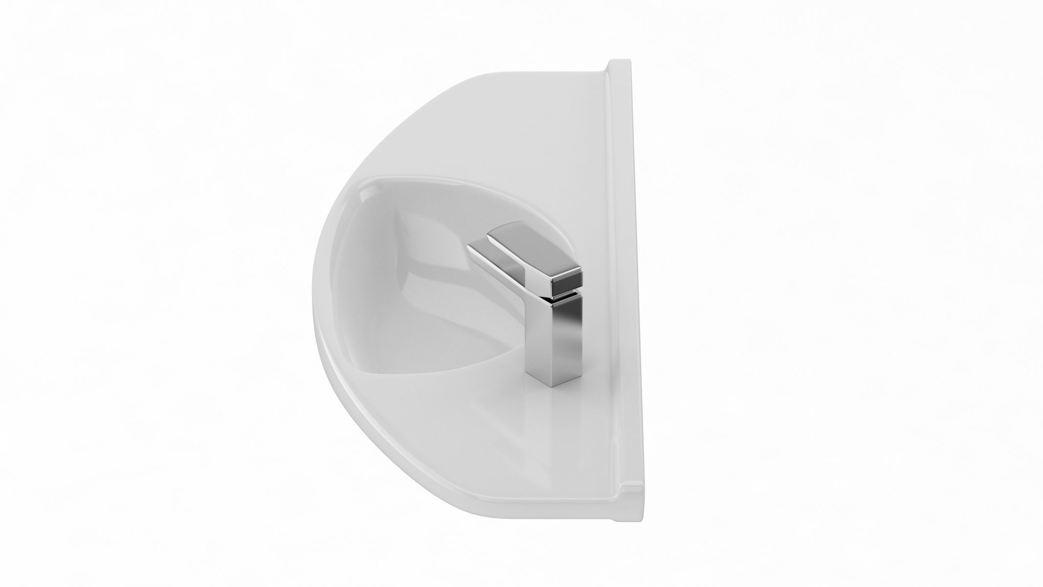 TOTO Wall Mount Lavatory 3D model_7