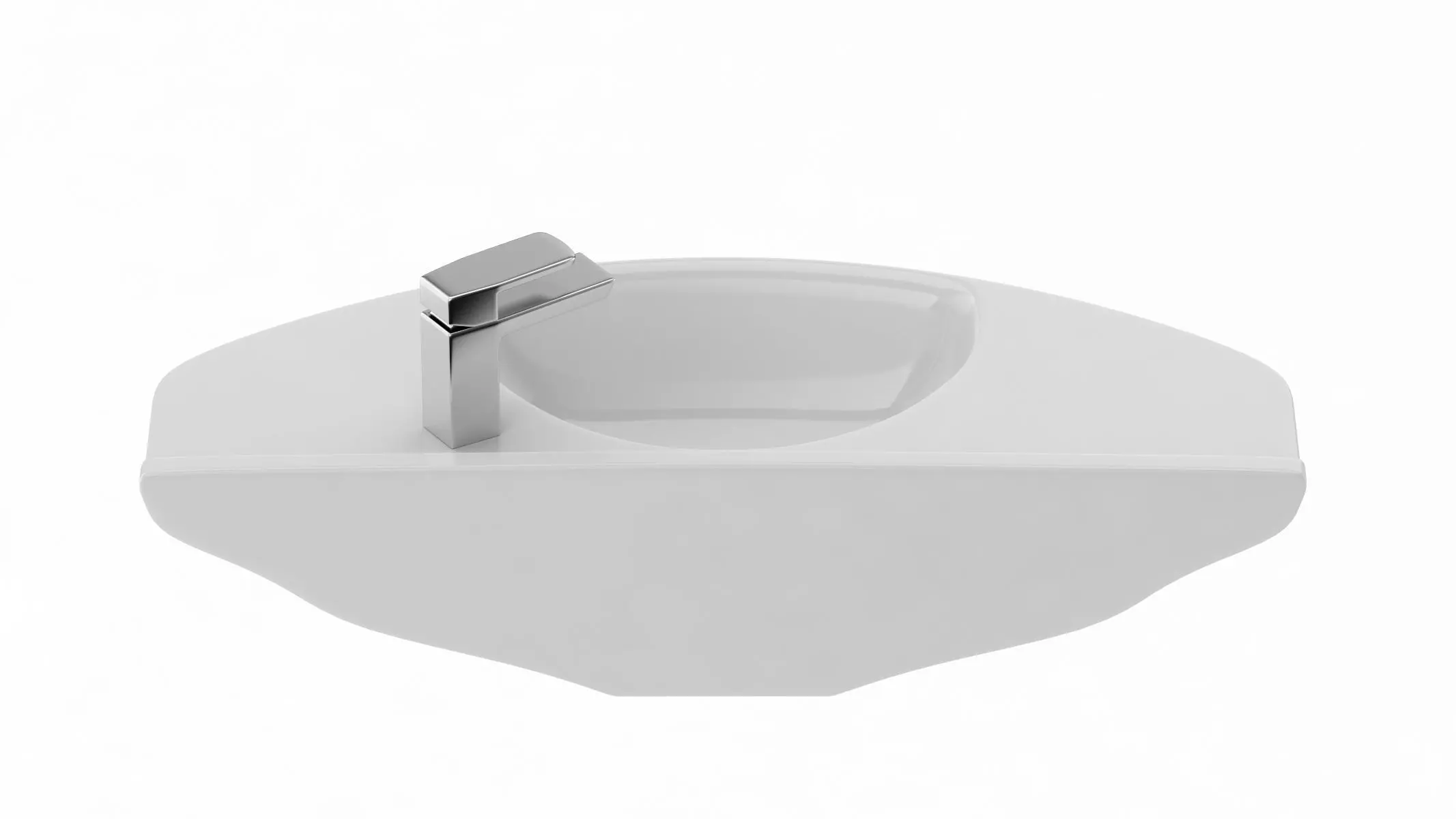 TOTO Wall Mount Lavatory 3D model_0