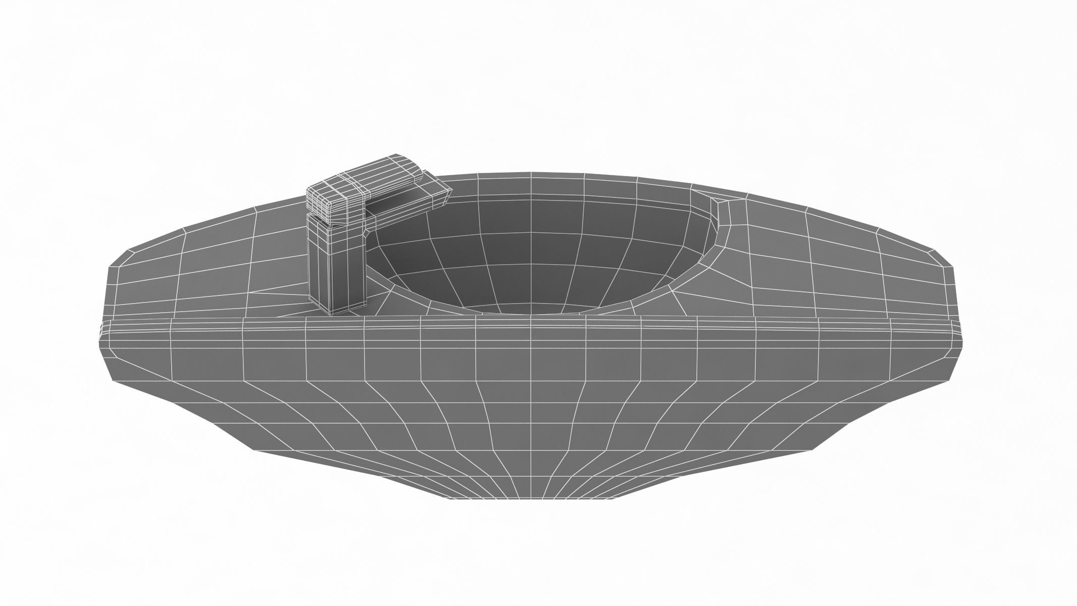 TOTO Wall Mount Lavatory 3D model_16