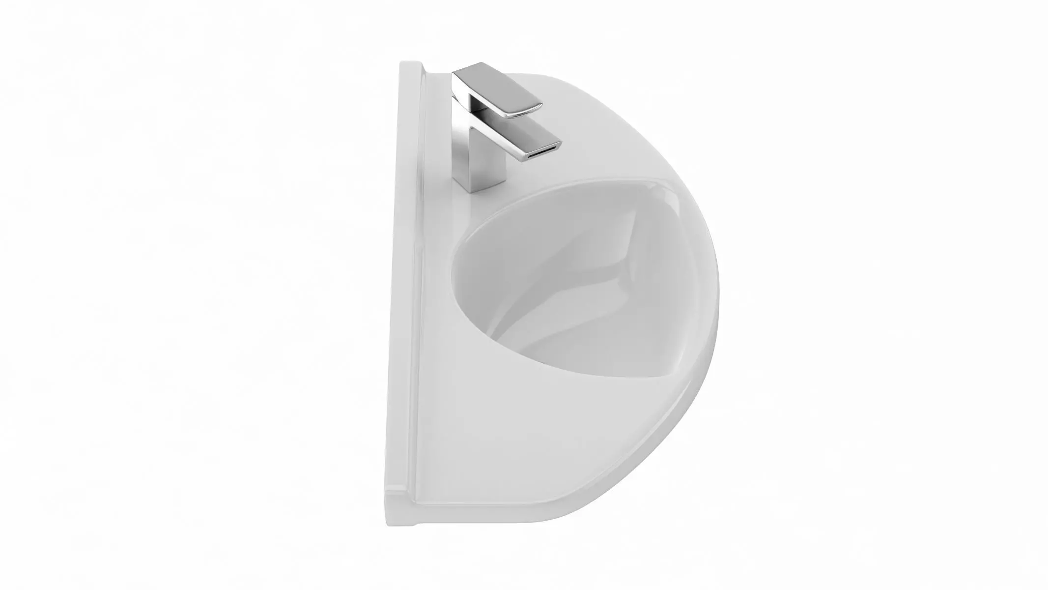 TOTO Wall Mount Lavatory 3D model_1
